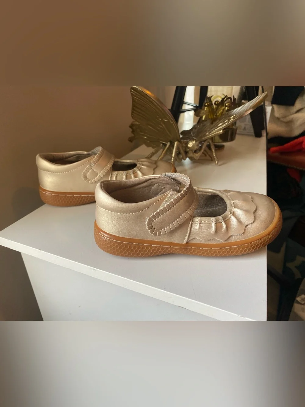 Livie & Luca Kids Mary Jane Shoes in Metallic Gold - Picture 12 of 12